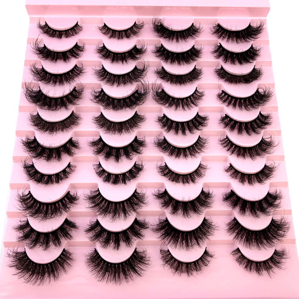 Eyelash Extension Volume Cat Eye - New mixed 20pairs 5D Fluffy Eyelashes