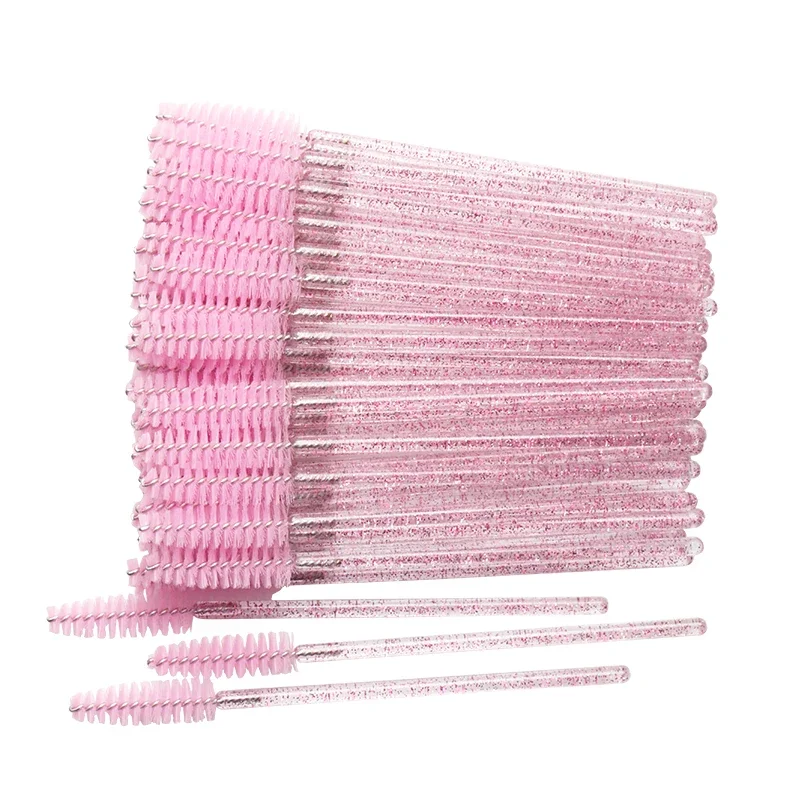 Eyelash Extension Options - 50 Pcs Disposable Crystal Eyelash brush