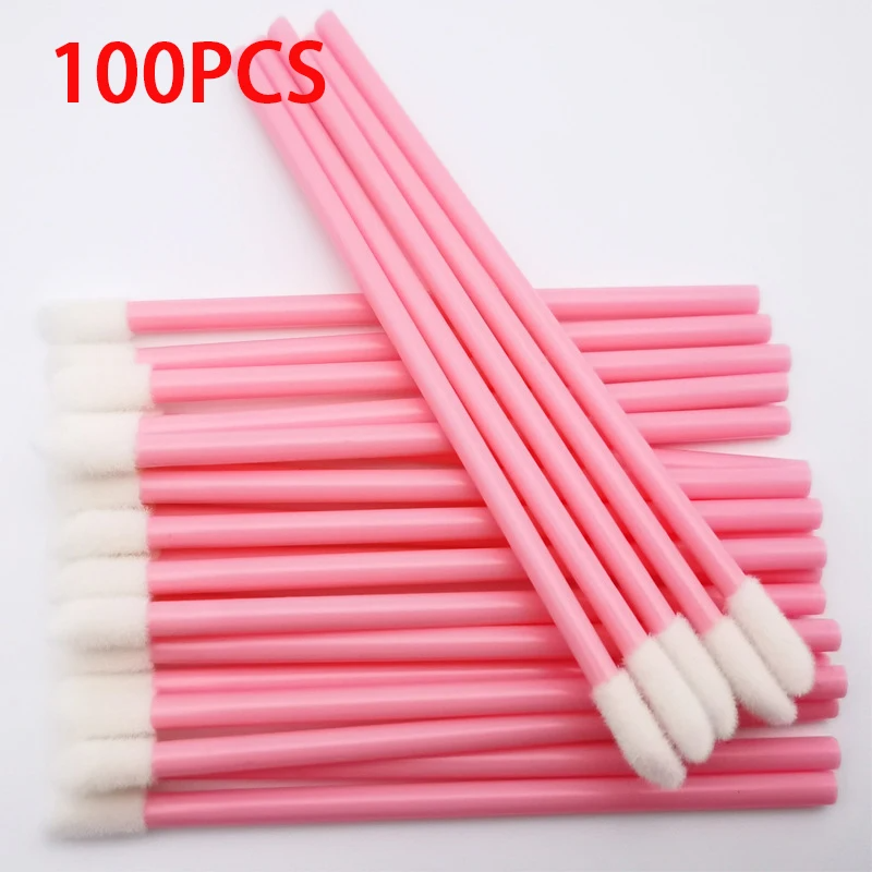Disposable Lip Brush 100Pcs Ey - Eyelash Extension Options avaliação e preço
