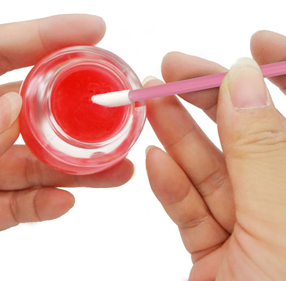 Disposable Lip Brush 100Pcs Ey - Eyelash Extension Options avaliação e preço