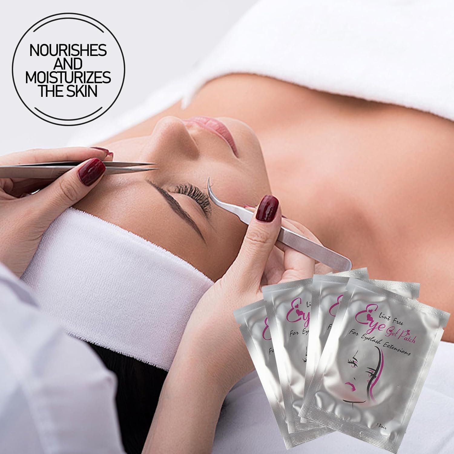 20/50 Pairs Eyelash Extension  - Under Eye Gel avaliação e preço