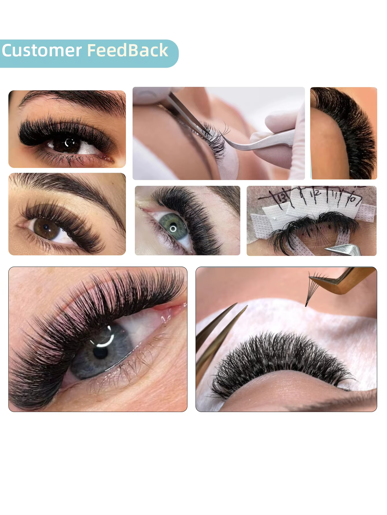 6D 8D 10D LC lashPre-made Volu - Lash Fan Volume avaliação e preço