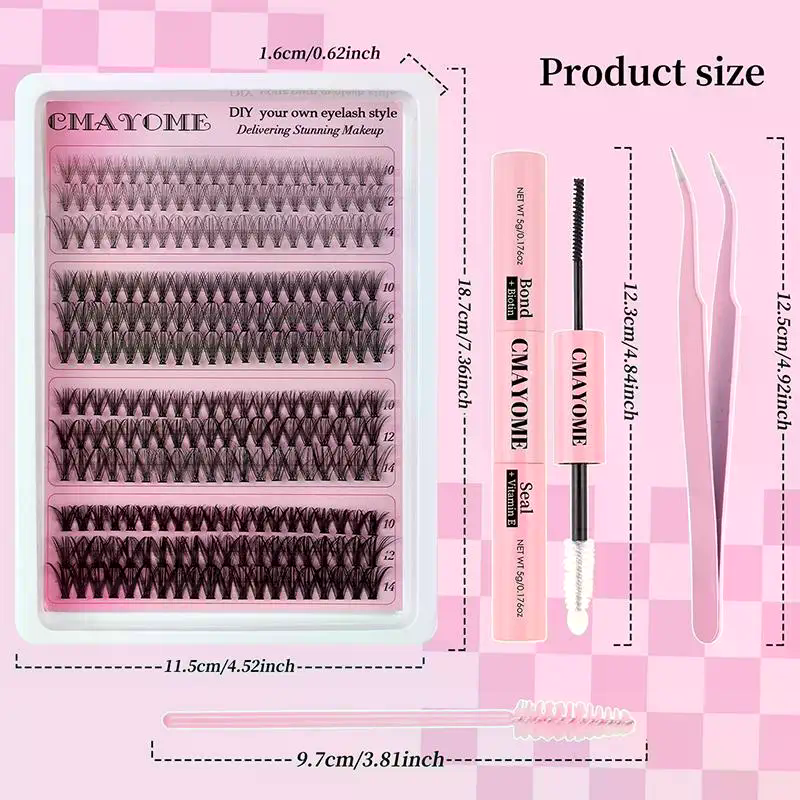 Wispy Lash Extension Kit C Cur - Eyelash Extension C Curl avaliação e preço