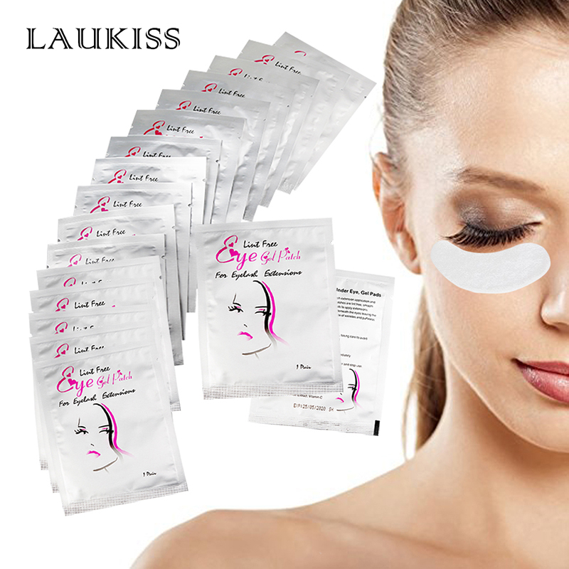 Laukiss 50/100/200Pairs Eyelas - Under Eye Gel avaliação e preço
