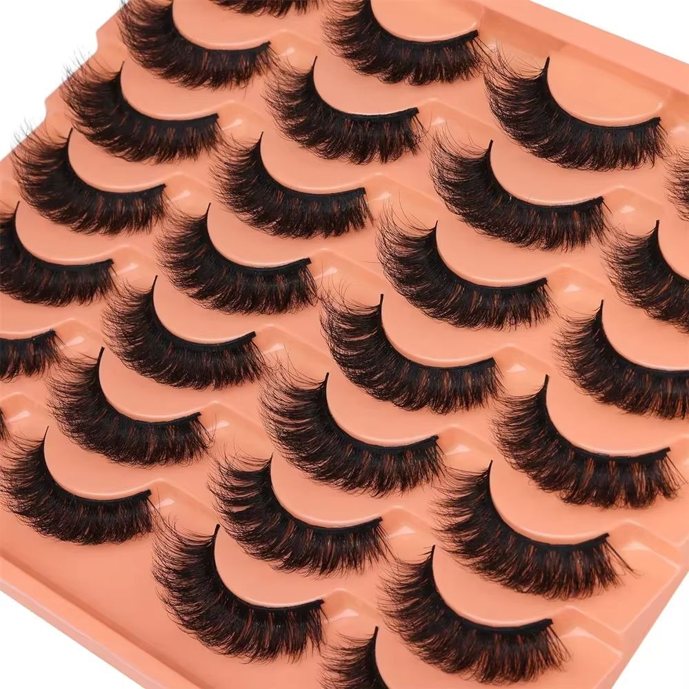 14 Pairs Natural Look Faux Min - Eyelash Extension Volume Cat Eye avaliação e preço