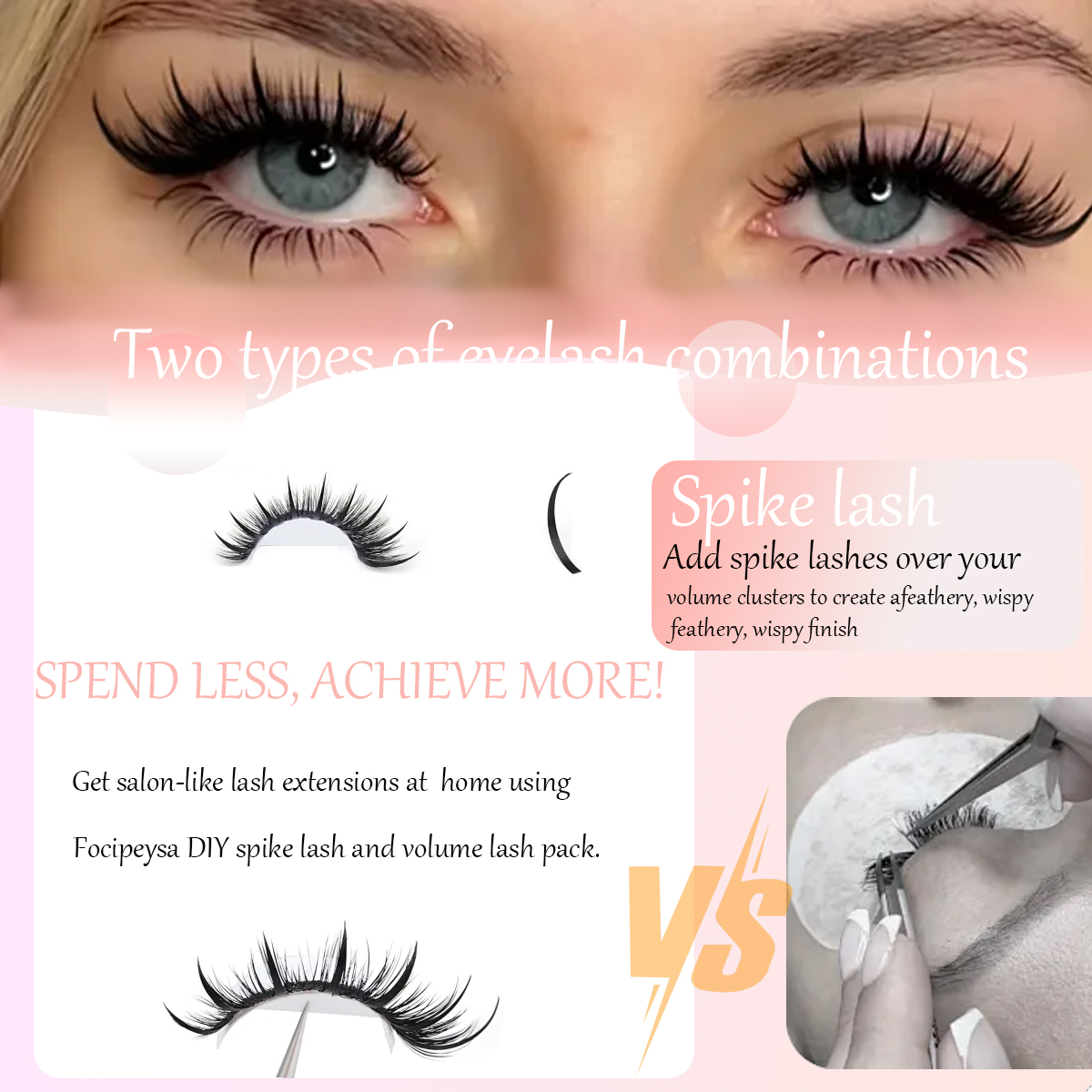 ANLINNET Lashes Cluster DIY La - Eyelash Extension Volume Cat Eye avaliação e preço