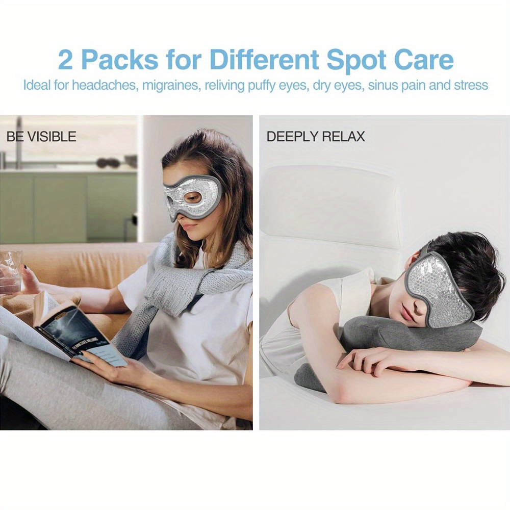 2Pcs/Set Gel Eye Mask Cooling  - Under Eye Gel avaliação e preço
