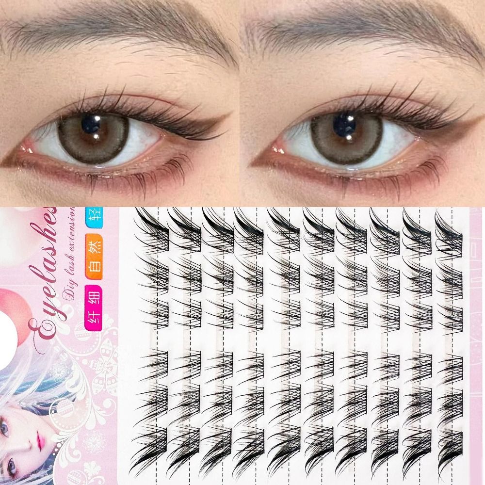 3D Cat Eye Clusters Lashes Man - Eyelash Extension C Curl avaliação e preço