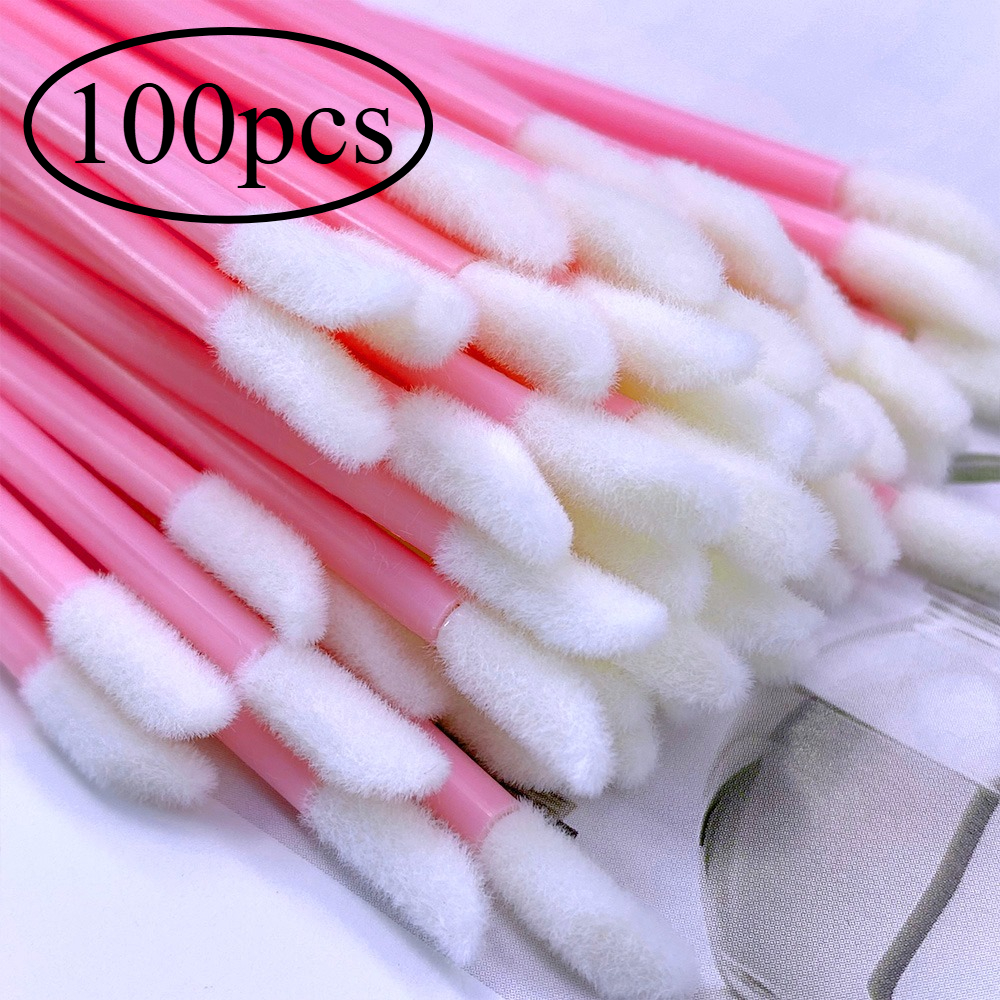 100Pcs Disposable Lip Brush Ey - Eyelash Extension Options avaliação e preço