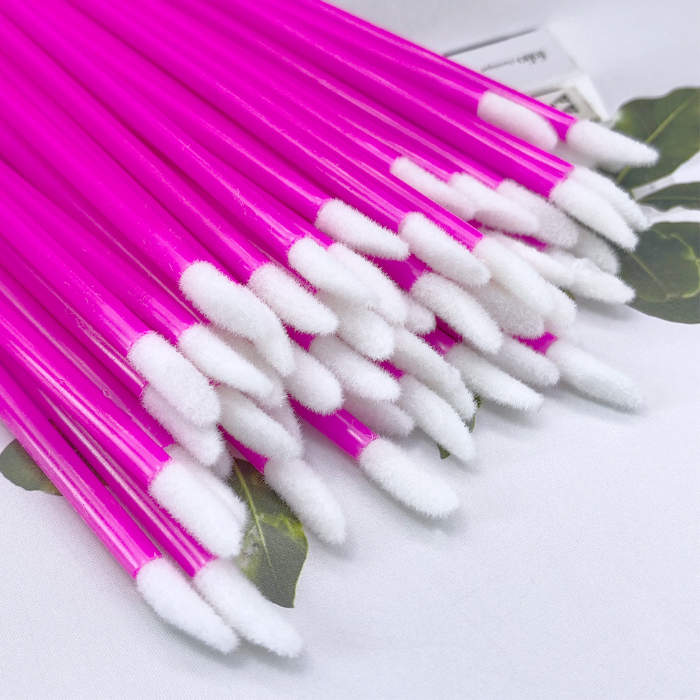 100Pcs Disposable Lip Brush Ey - Eyelash Extension Options avaliação e preço