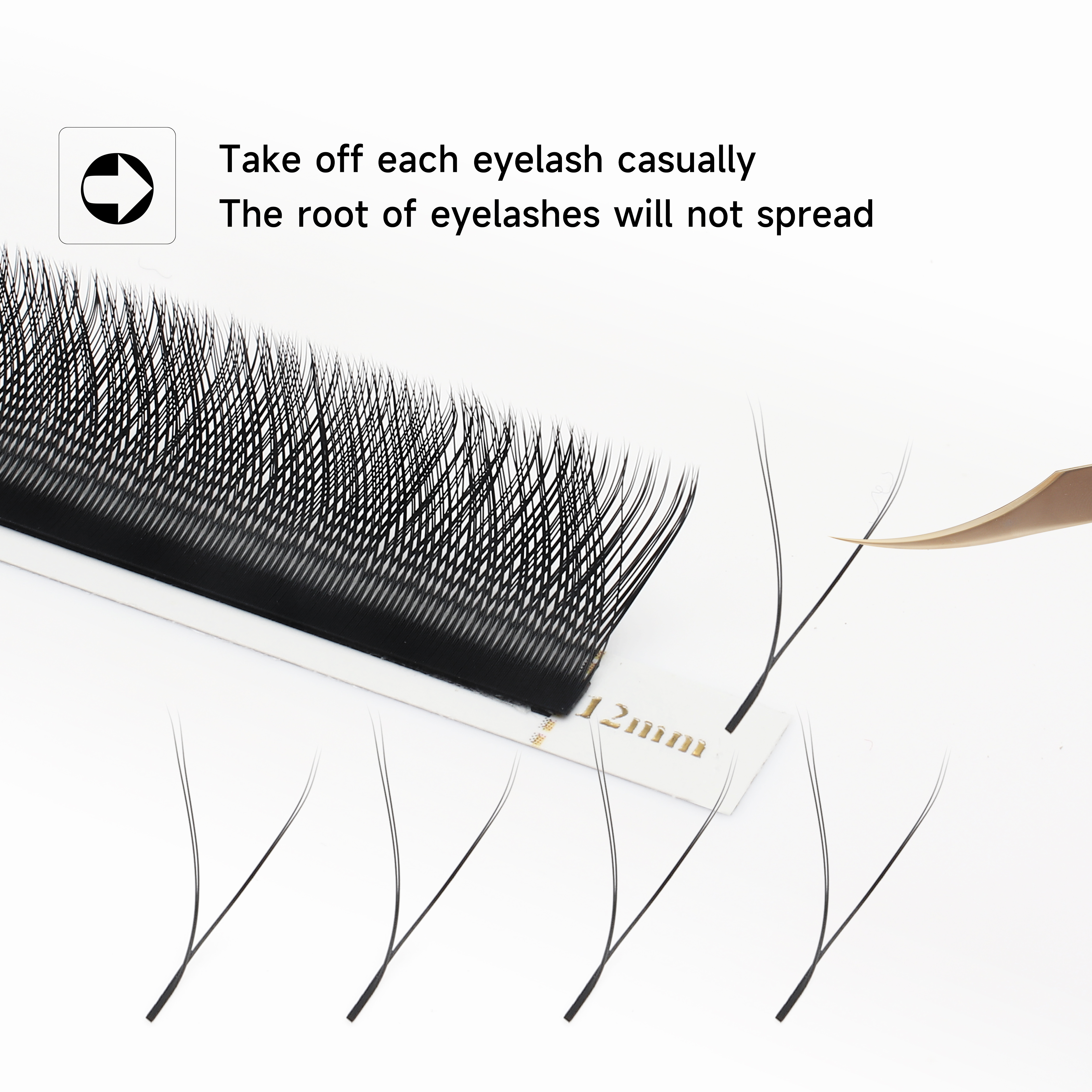 XIUSUZAKI W Shaped Bloom 2D 3D - Eyelash Extension Fan avaliação e preço