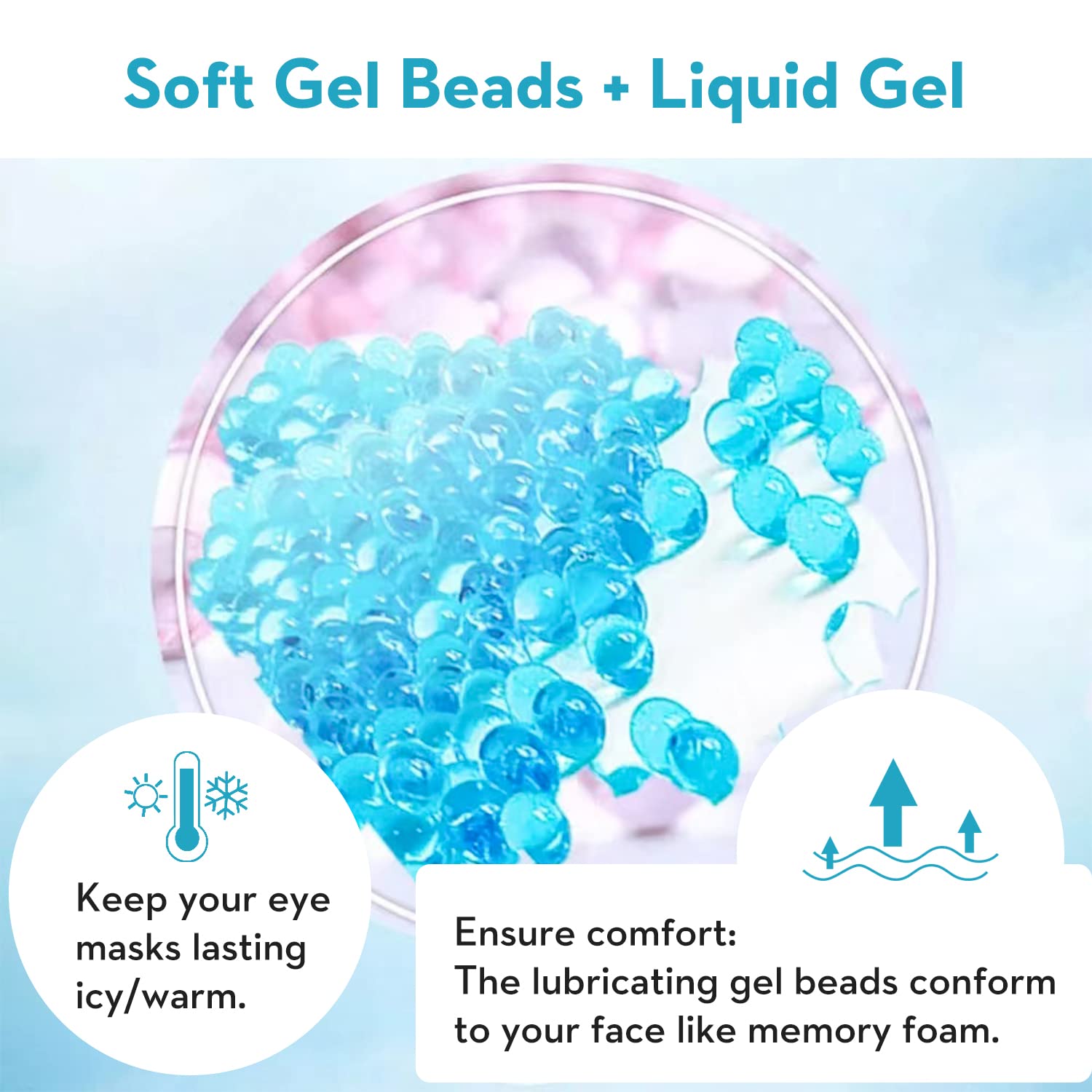 Cooling Eye Mask Gel Eye Mask  - Under Eye Gel avaliação e preço