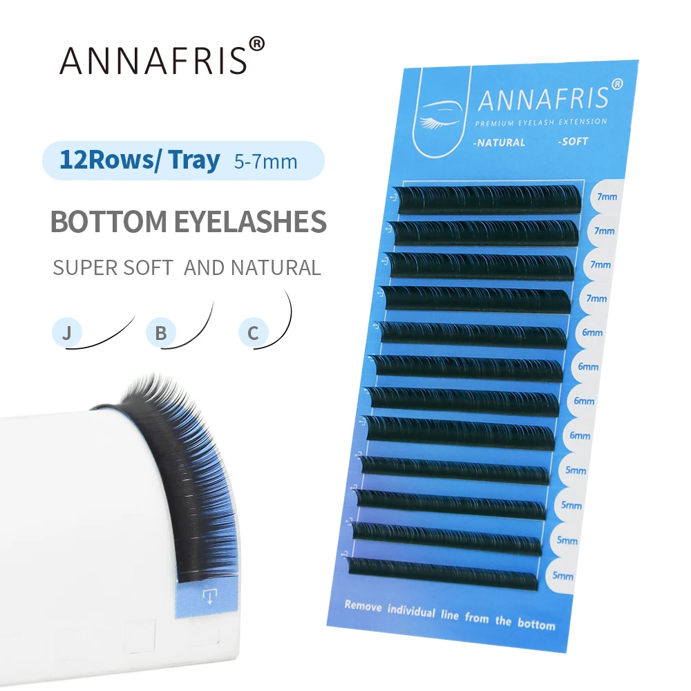 ANNAFRIS Lower Lashes 5-7mm Mi - Eyelash Extension C Curl avaliação e preço