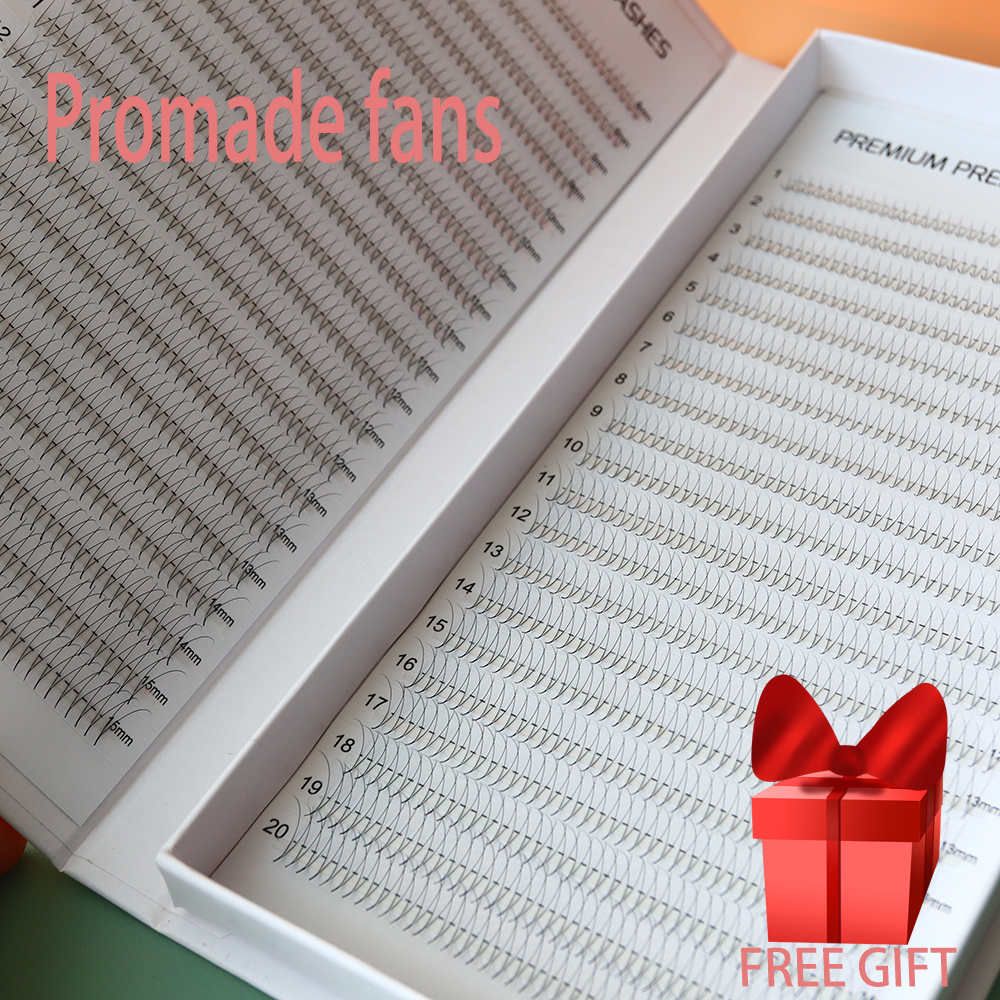 800/1600 Fans Narrow Premade L - Eyelash Extension C Curl avaliação e preço