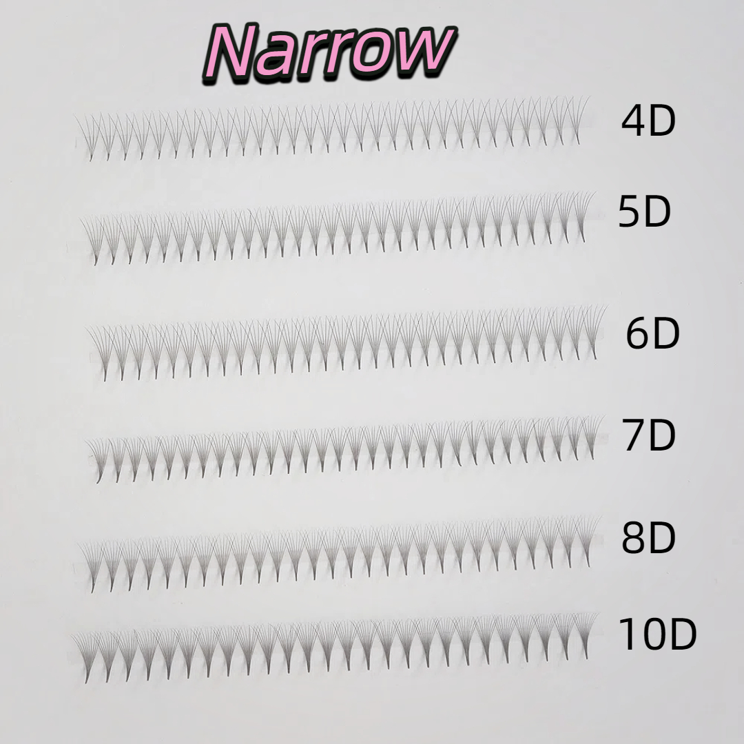 800/1600 Fans Narrow Premade L - Eyelash Extension C Curl avaliação e preço