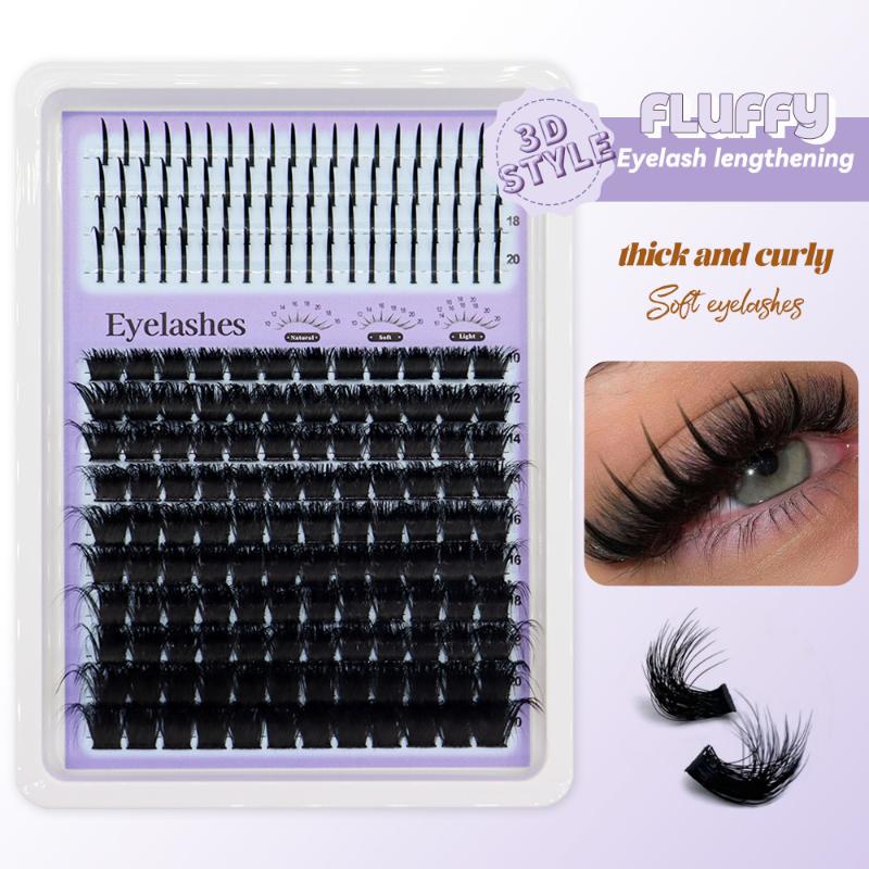 14 Rows Lash Clusters Spikes E - Eyelash Extension Options avaliação e preço