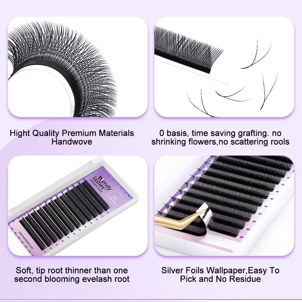 Wendy Lashes YY Shape Eyelash  - Eyelash Extension C Curl avaliação e preço