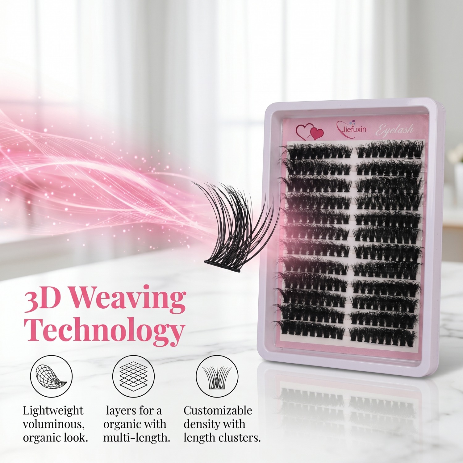 Fluffy Volume Cluster Lashes C - Eyelash Extension Volume Cat Eye avaliação e preço