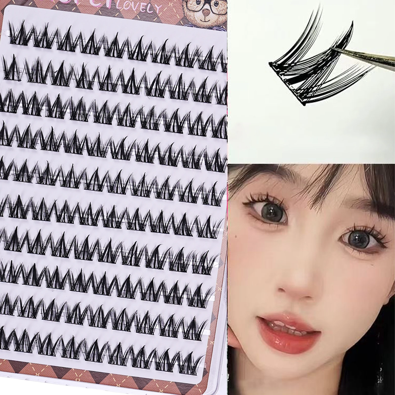 Glue-free Thick Natural Curlin - Eyelash Extension Uv Glue avaliação e preço