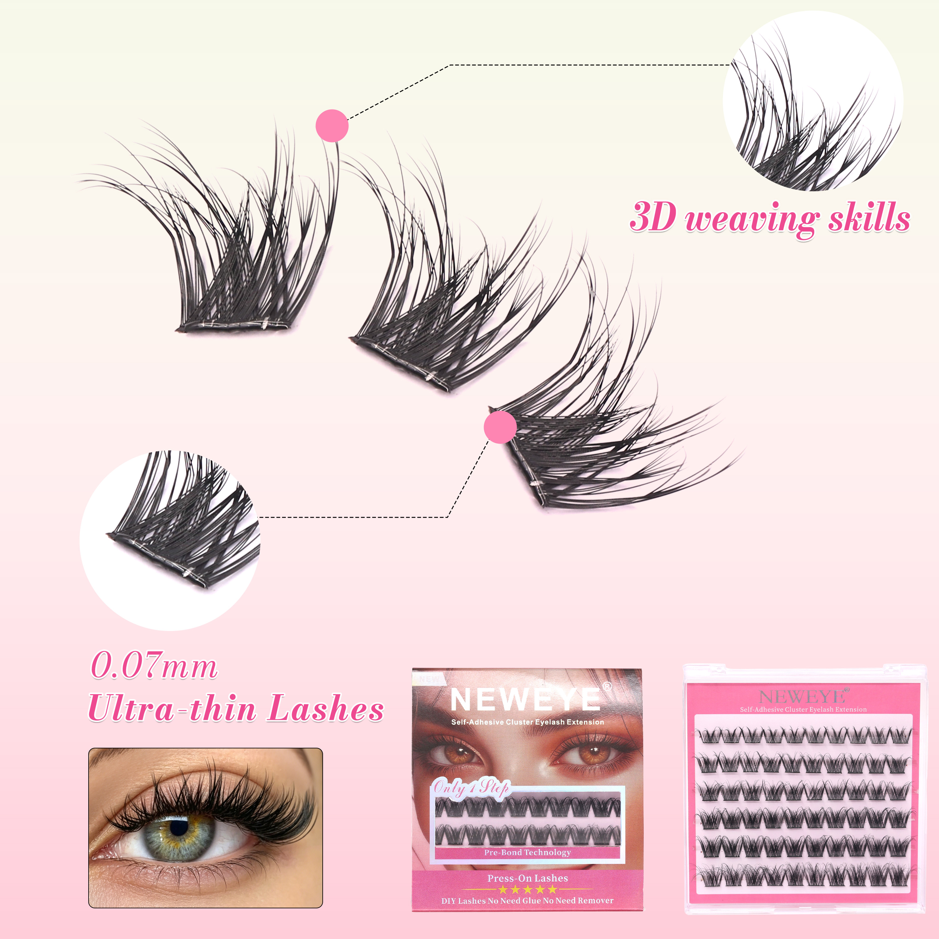 NE Series NE05 New Packing 6Ro - Eyelash Extension No 10 avaliação e preço