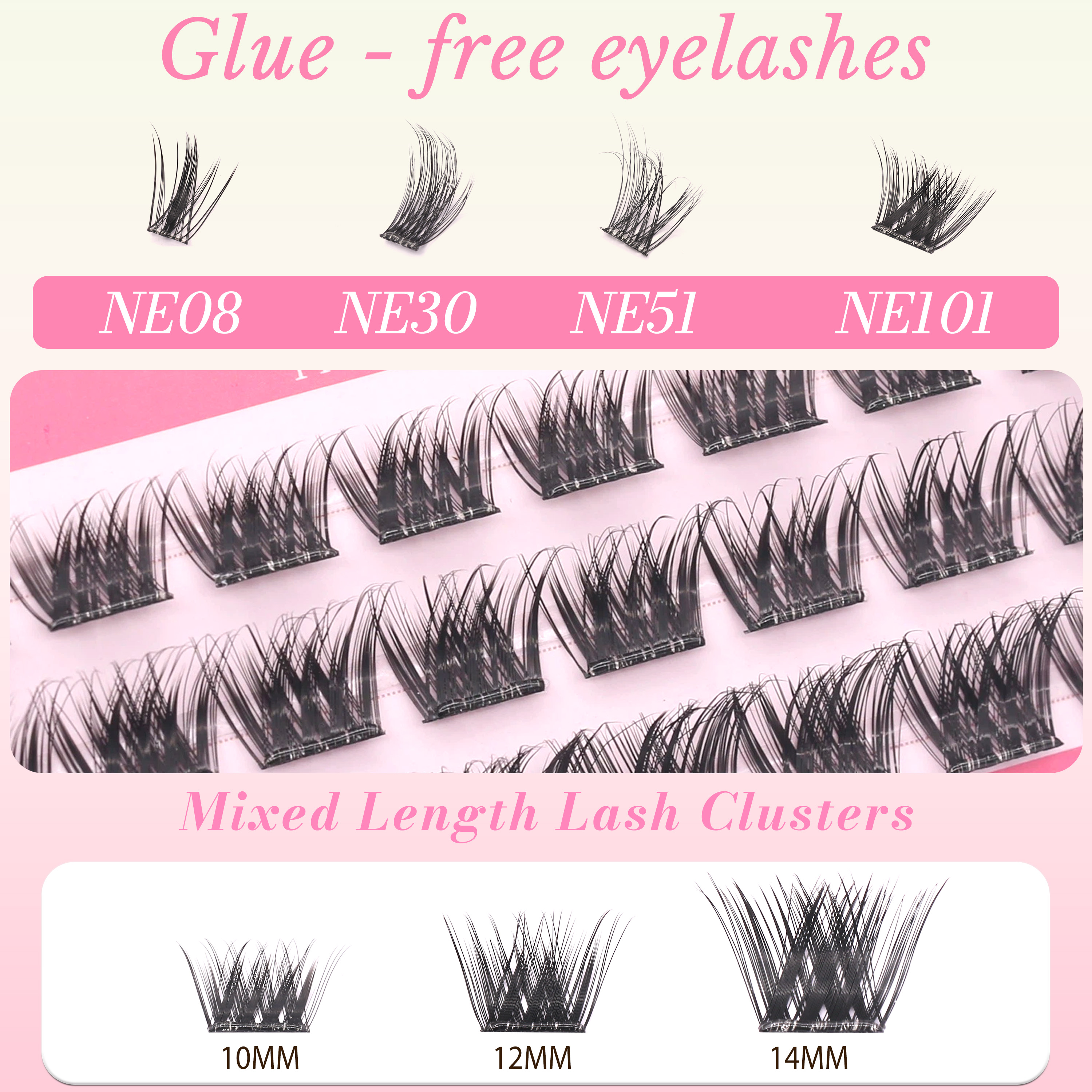 NE Series NE05 New Packing 6Ro - Eyelash Extension No 10 avaliação e preço