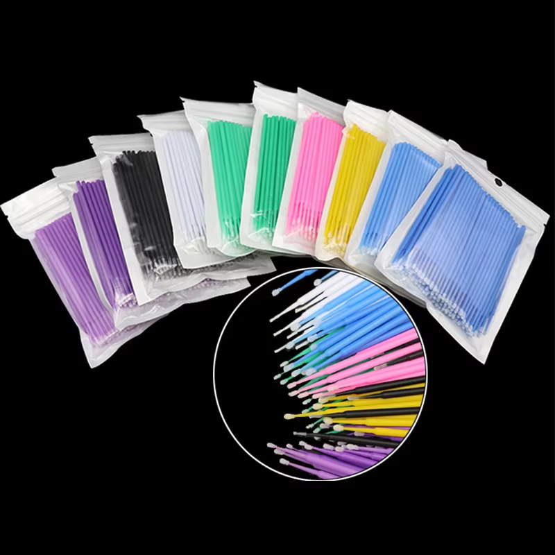 100Pcs Eyelash Cleaning Brush  - Eyelash Extension Options avaliação e preço