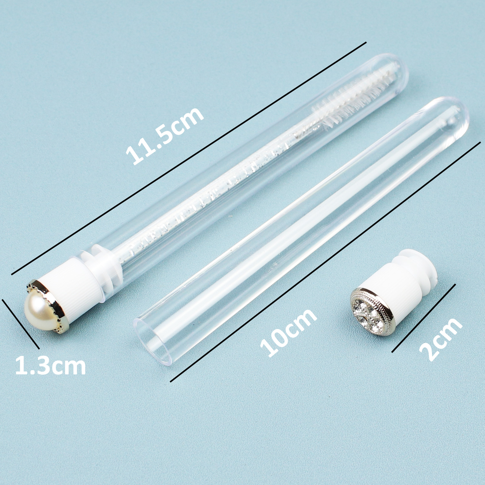 Mascara Wands Tube 20pcs Reusa - Eyelash Extension Options avaliação e preço