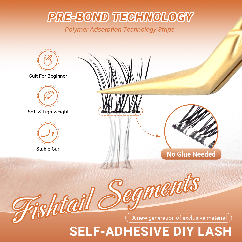 Lashtalk Fishtail Segments Las - Eyelash Extension No 10 avaliação e preço