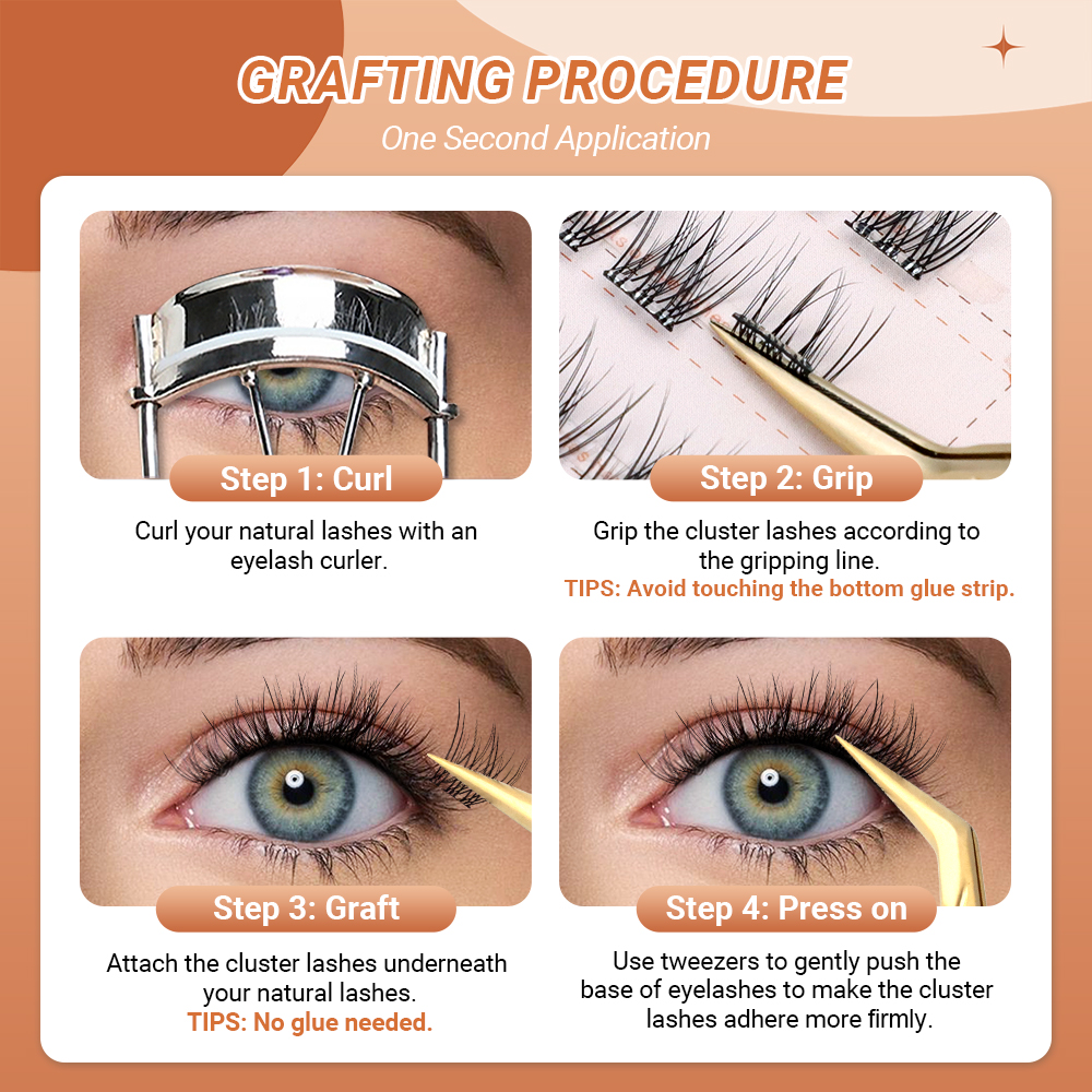 Lashtalk Fishtail Segments Las - Eyelash Extension No 10 avaliação e preço