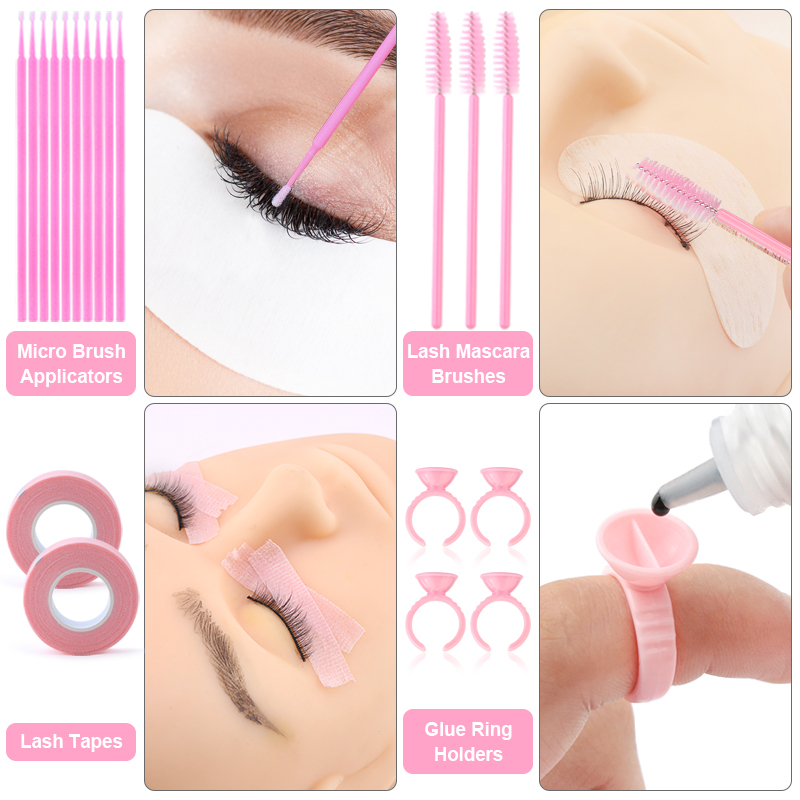 268PCS Eyelash Extensions Brus - Eyelash Extension Fan avaliação e preço