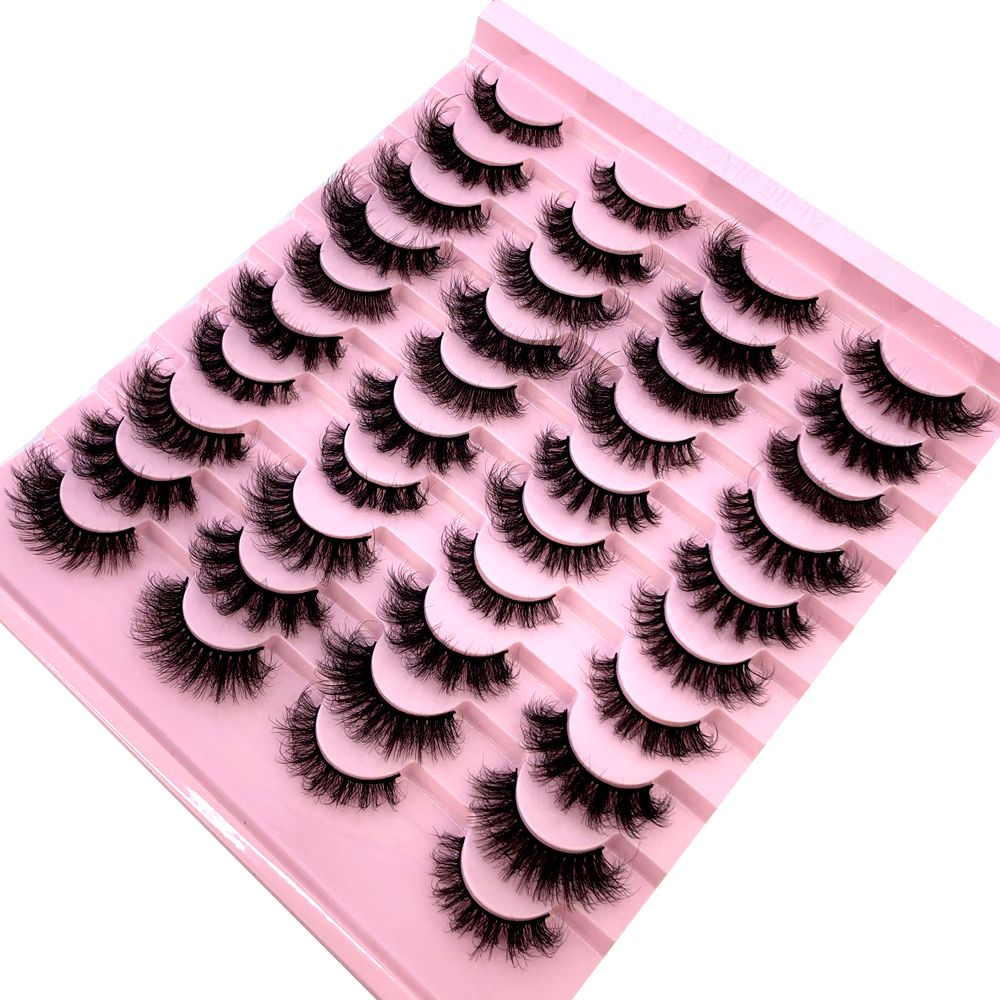 New mixed 20pairs 5D Fluffy Ey - Eyelash Extension Volume Cat Eye avaliação e preço