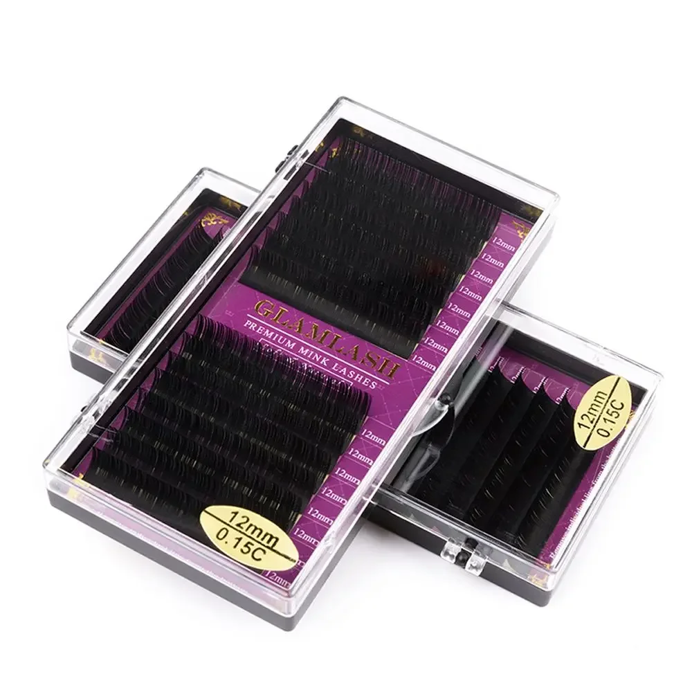 GLAMLASH Wholesale 16Rows BCCC - Eyelash Extension C Curl avaliação e preço