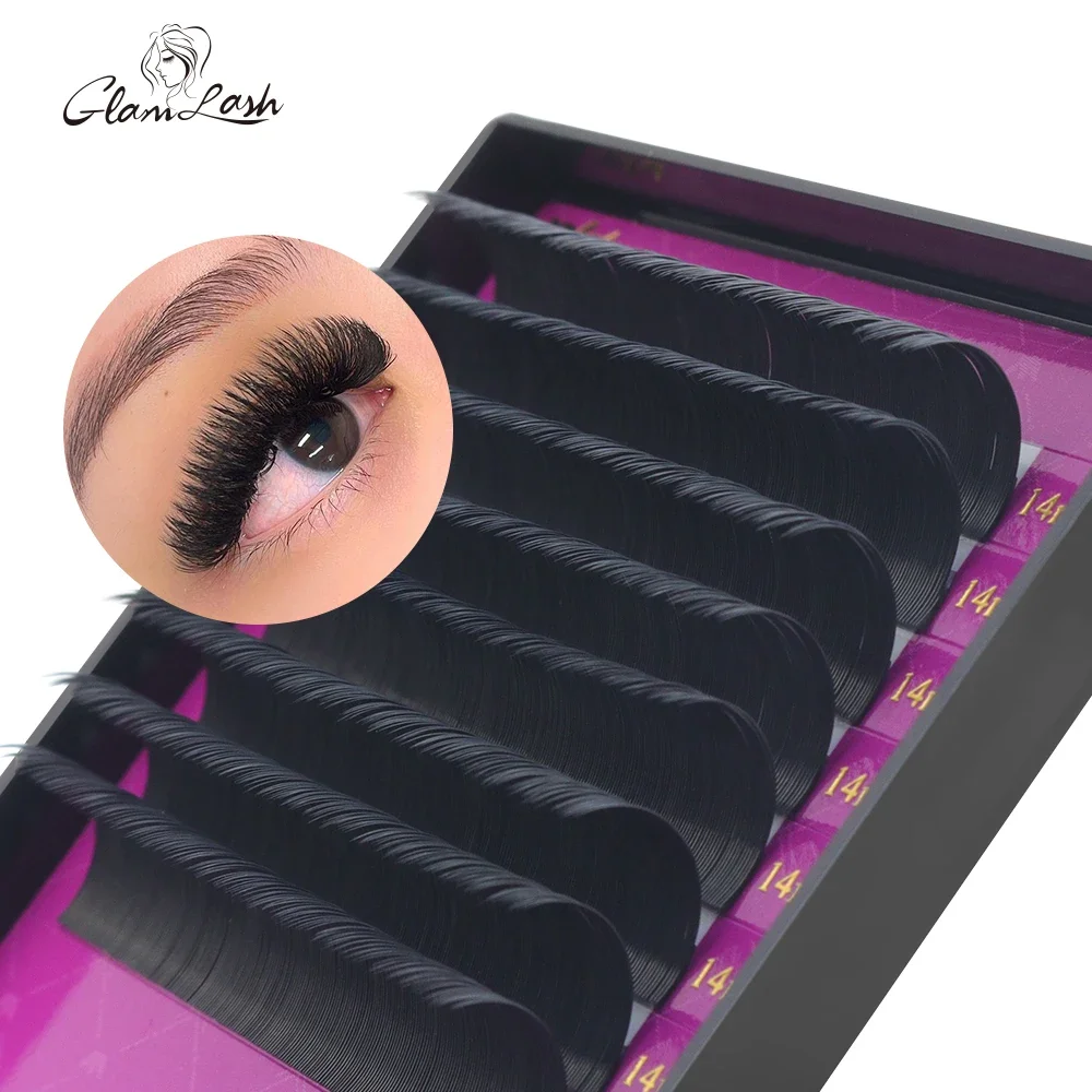 GLAMLASH Wholesale 16Rows BCCC - Eyelash Extension C Curl avaliação e preço