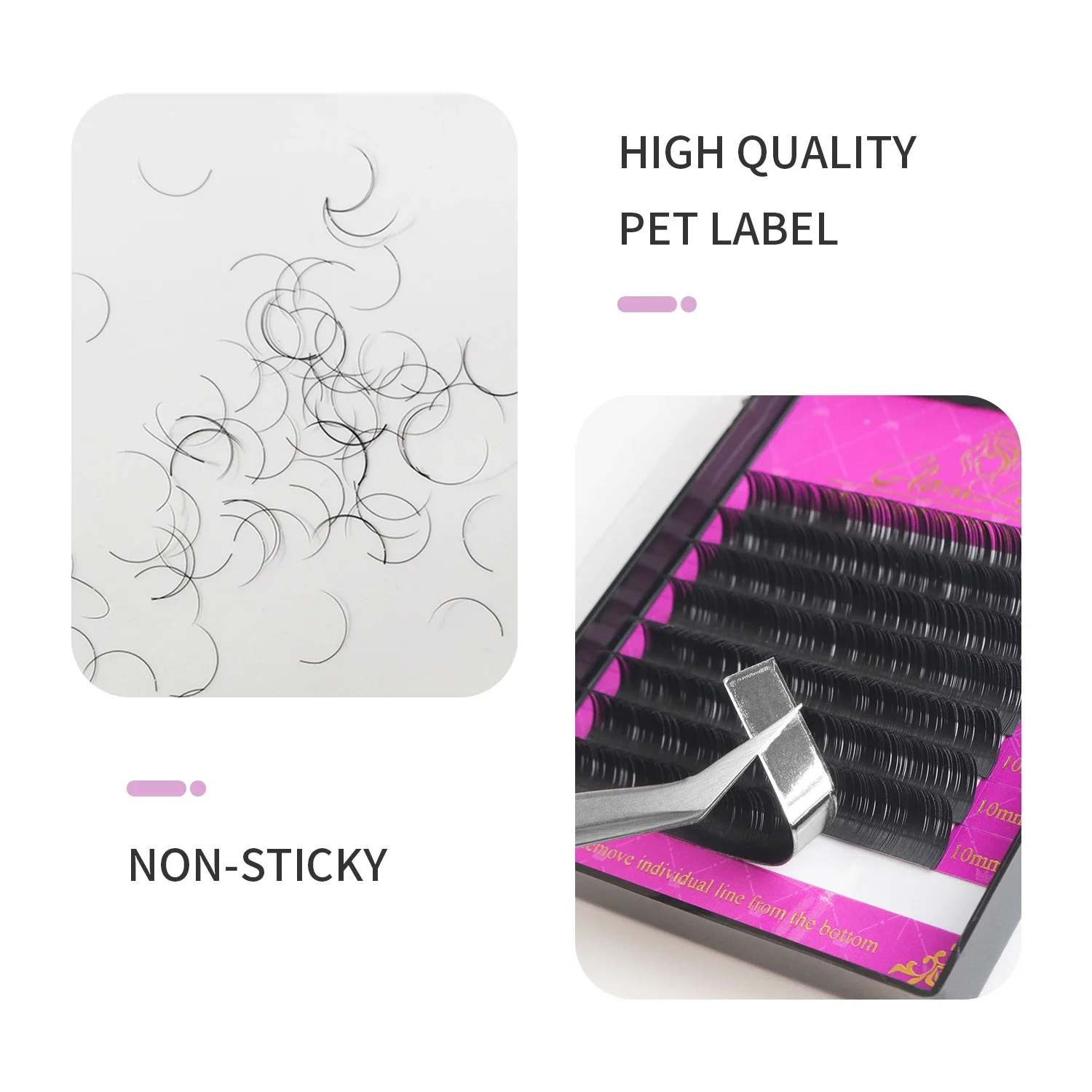 GLAMLASH Wholesale 16Rows BCCC - Eyelash Extension C Curl avaliação e preço