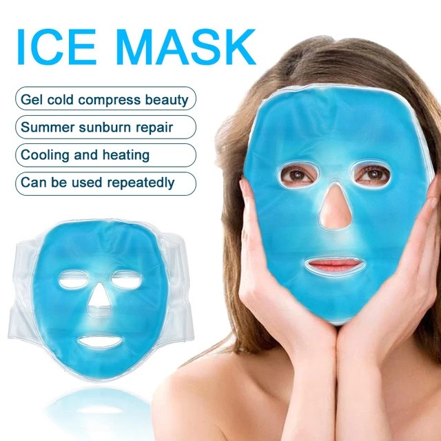 Full Face Massage Ice Mask Hot - Under Eye Gel avaliação e preço