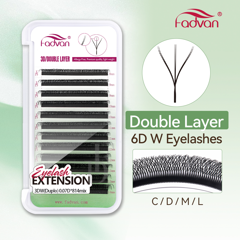 FADVAN 6D-W shaped eyelash ext - Eyelash Extension Fan avaliação e preço