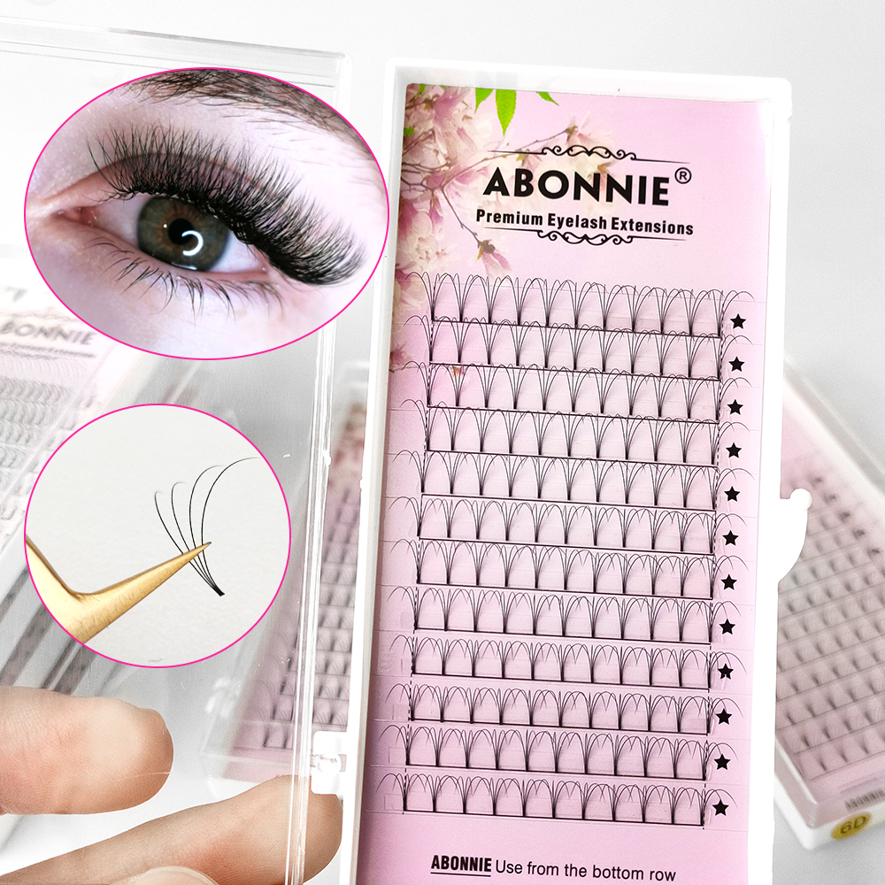 Abonnie 6D Narrow Fan Premade  - Eyelash Extension C Curl avaliação e preço