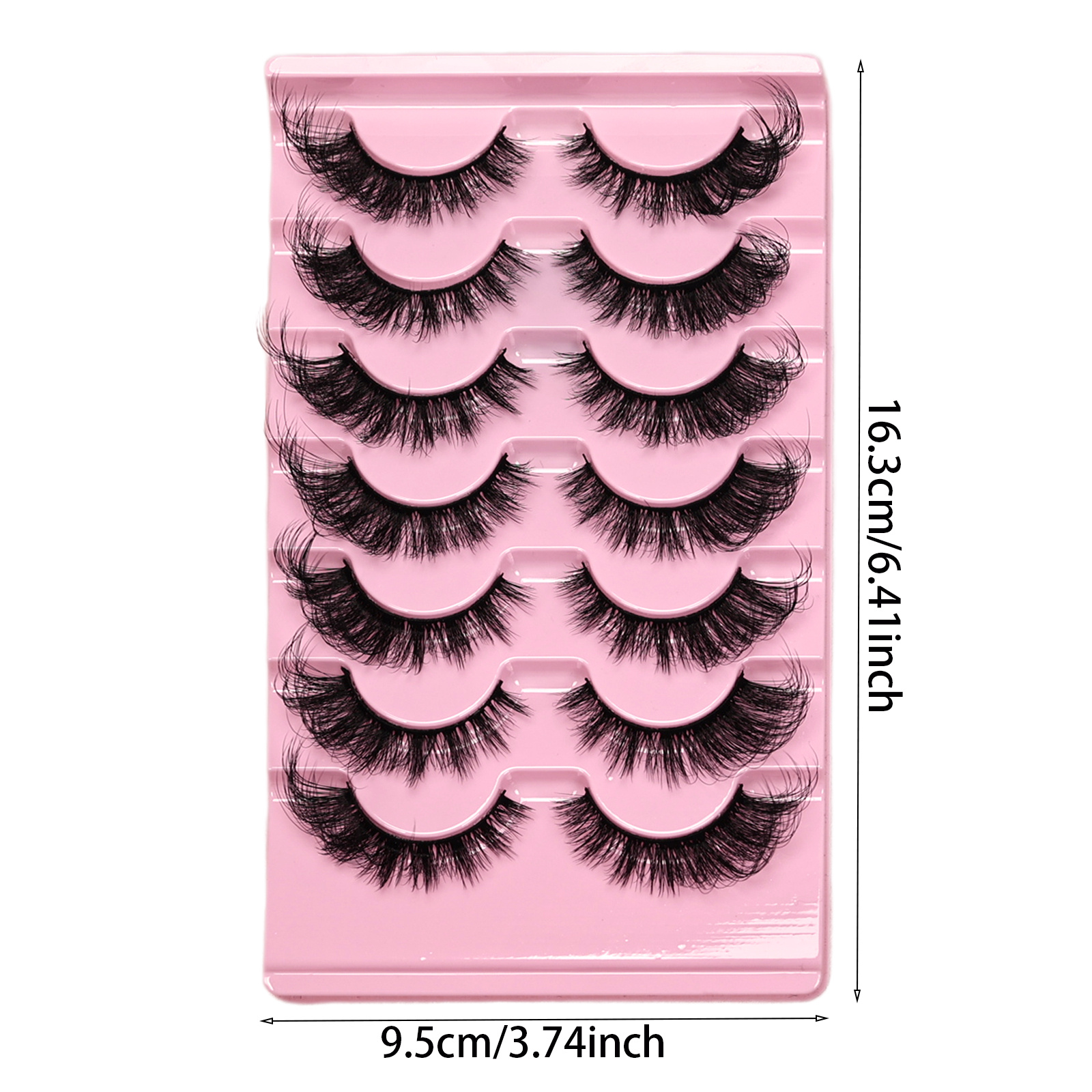 7 Pairs Cat Eye False Eyelashe - Eyelash Extension Volume Cat Eye avaliação e preço