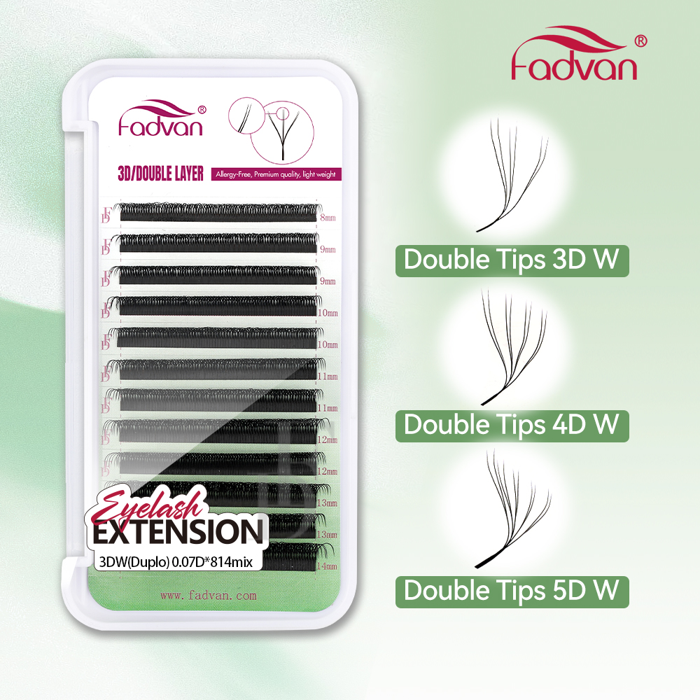 FADVAN W Shape Double Layer Ey - Lash Fan Volume avaliação e preço