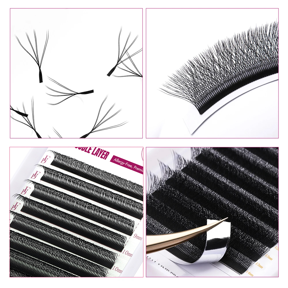 FADVAN W Shape Double Layer Ey - Lash Fan Volume avaliação e preço