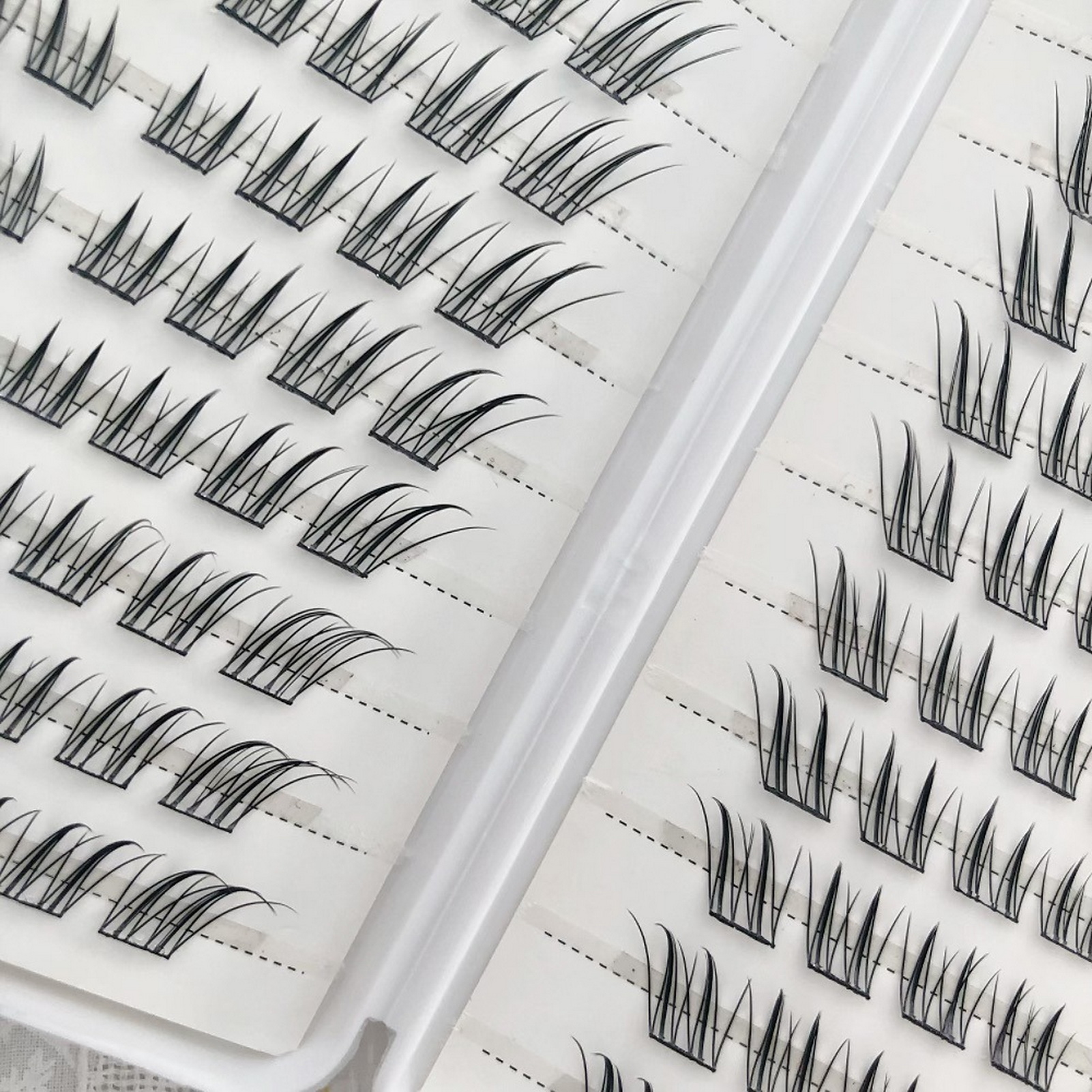6/10/20 Rows Foxes False Eyela - Eyelash Extension Uv Glue avaliação e preço