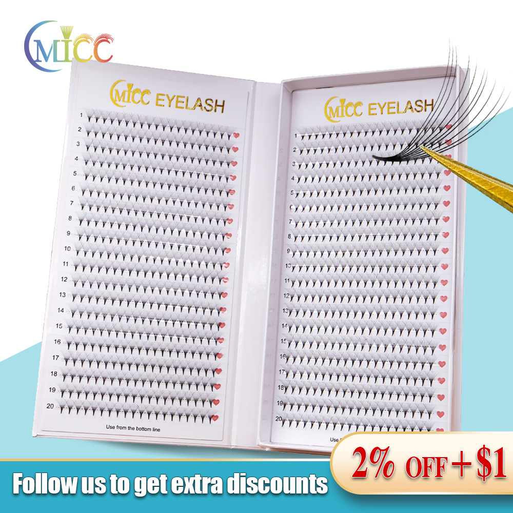 40Line 2D 1600 Fans 20D XXL Tr - Eyelash Extension C Curl avaliação e preço