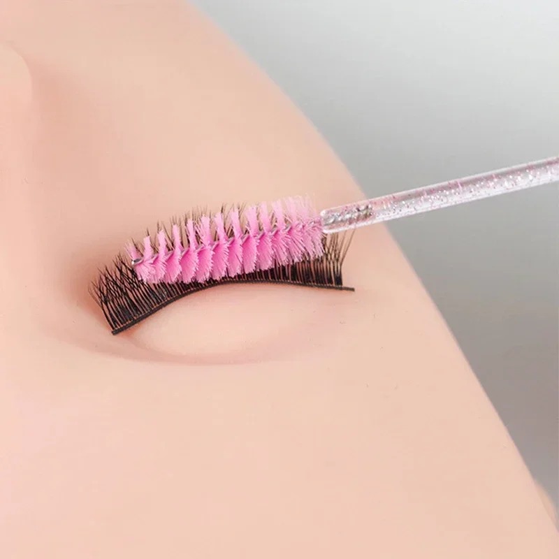 100pcs Disposable Eyelash Brus - Eyelash Extension Options avaliação e preço