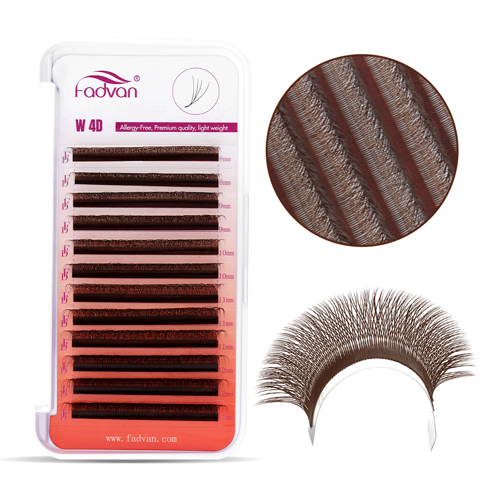 FADVAN Brown 4D/3D/5D lashes W - Eyelash Extension Fan avaliação e preço