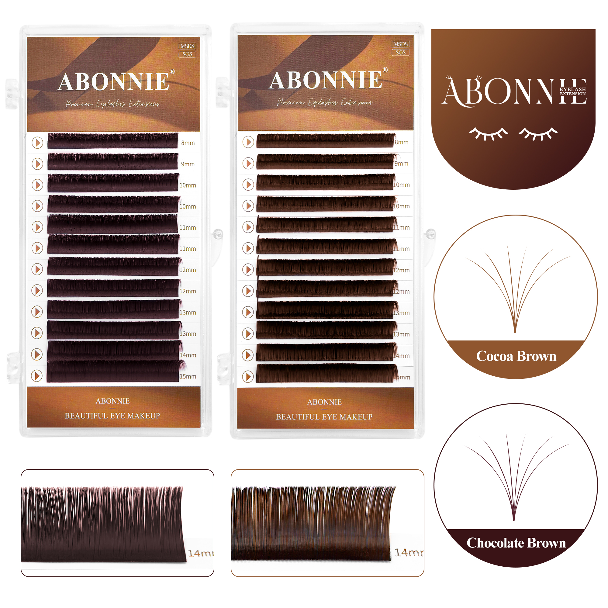 ABONNIE Cashmere Cocoa Chocola - Lash Fan Volume avaliação e preço