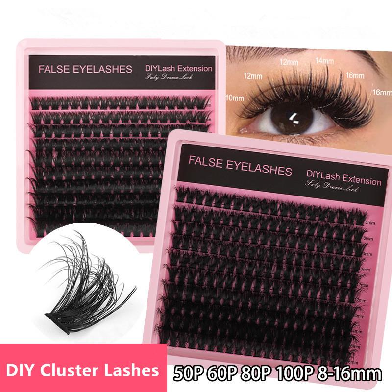 New 10Row 140 Clusters Fluffy  - Eyelash Extension Options avaliação e preço