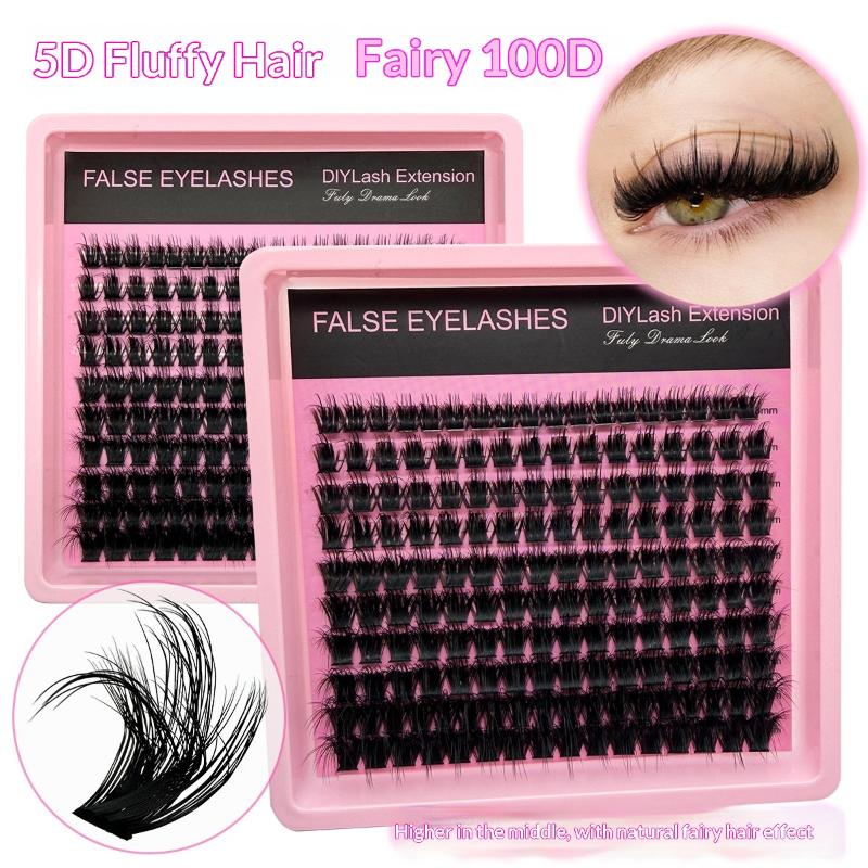 New 10Row 140 Clusters Fluffy  - Eyelash Extension Options avaliação e preço
