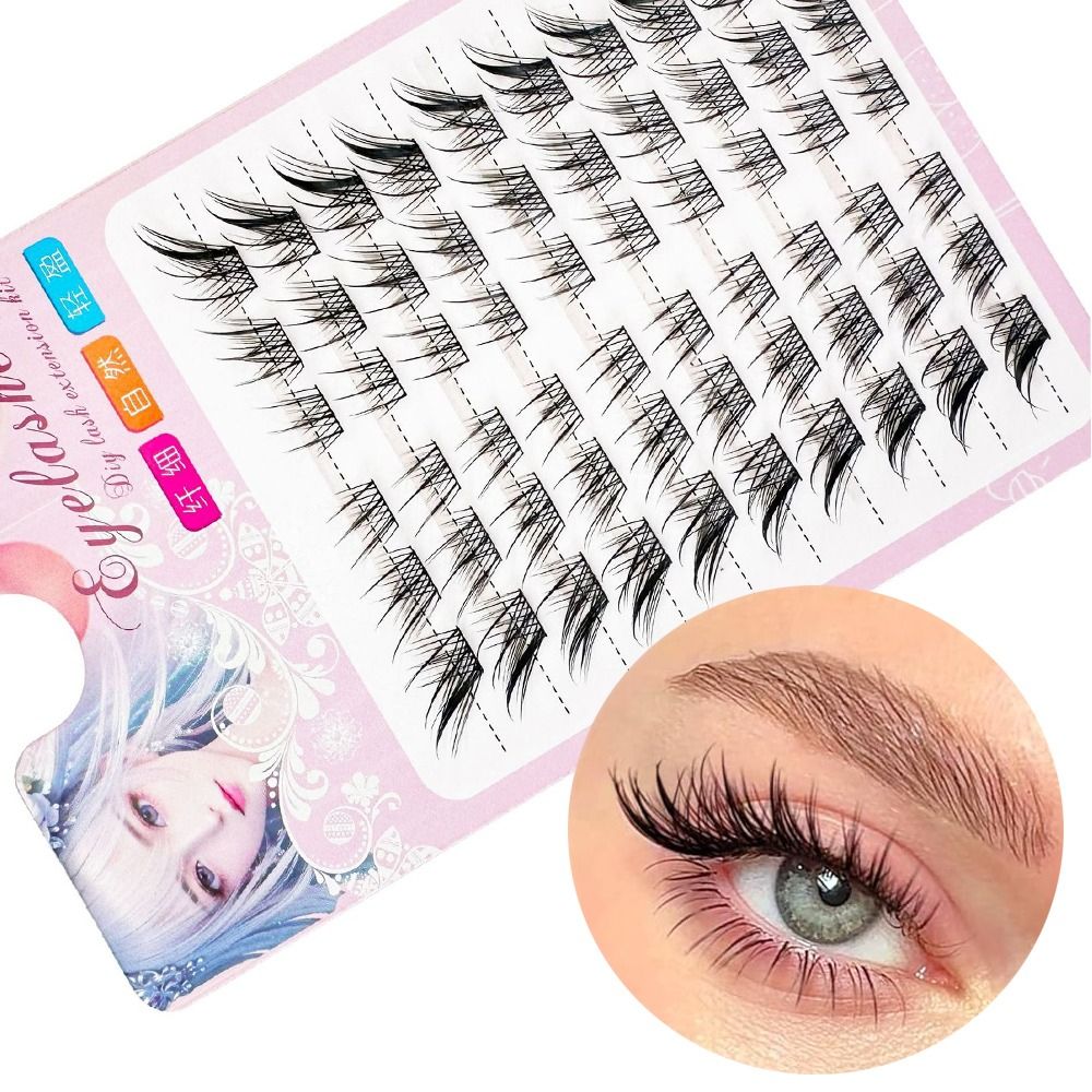 3D Cat Eye Clusters Lashes Nat - Eyelash Extension C Curl avaliação e preço
