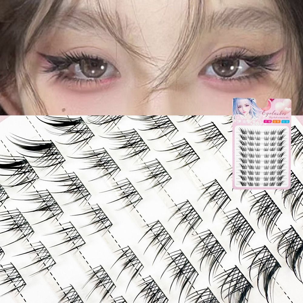 3D Cat Eye Clusters Lashes Nat - Eyelash Extension C Curl avaliação e preço