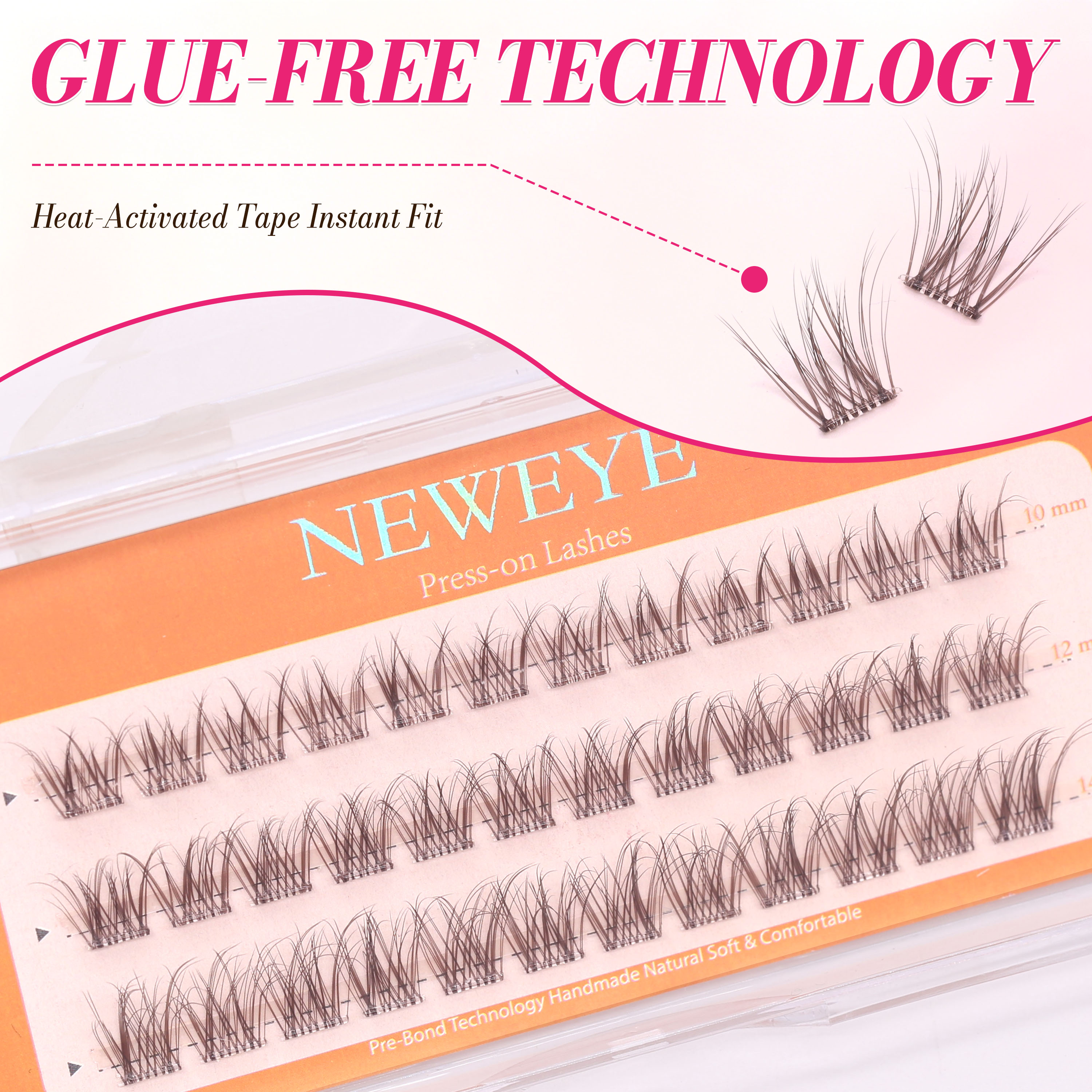 10-14mm D Curling Wispy And Na - Eyelash Extension No 10 avaliação e preço
